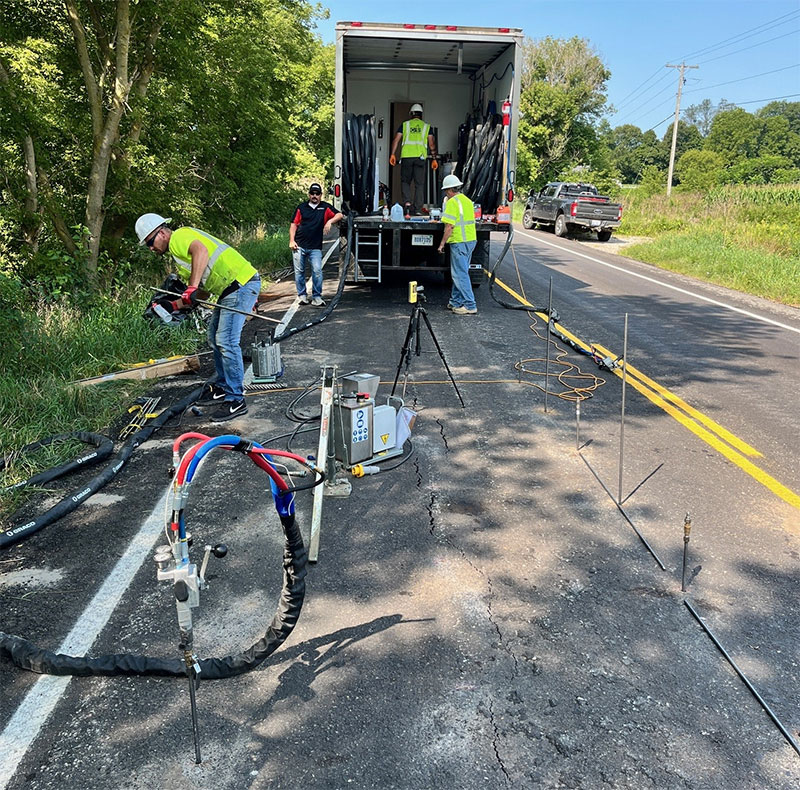 Wisconsin Street Highway Concrete Leveling