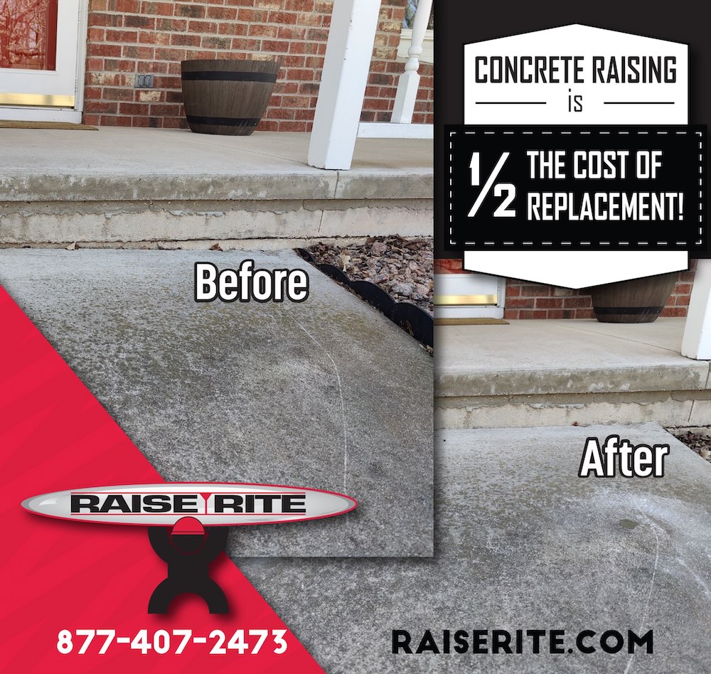 Concrete Porch Lifting & Repair | WI