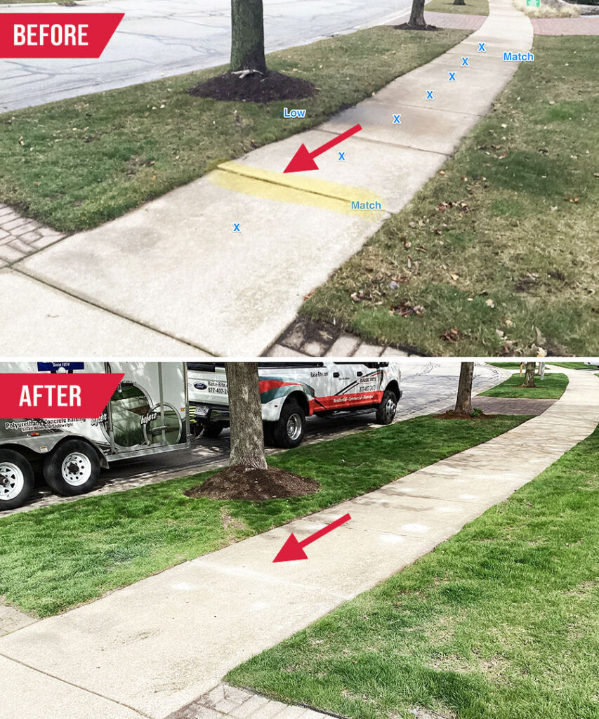 Walkway & Sidewalk Leveling Wisconsin