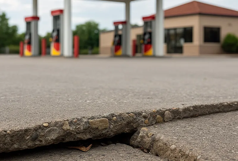 Gas Station Concrete Repair in Wisconsin